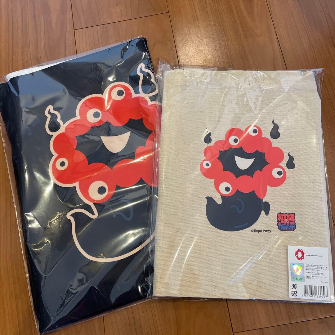 初耳怪談 ミャクミャク タオル トート