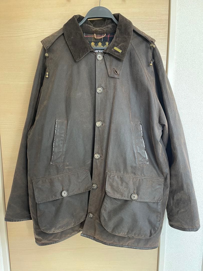 Barbour フード付きジャケット ダークブラウン　ビューチャンプXL