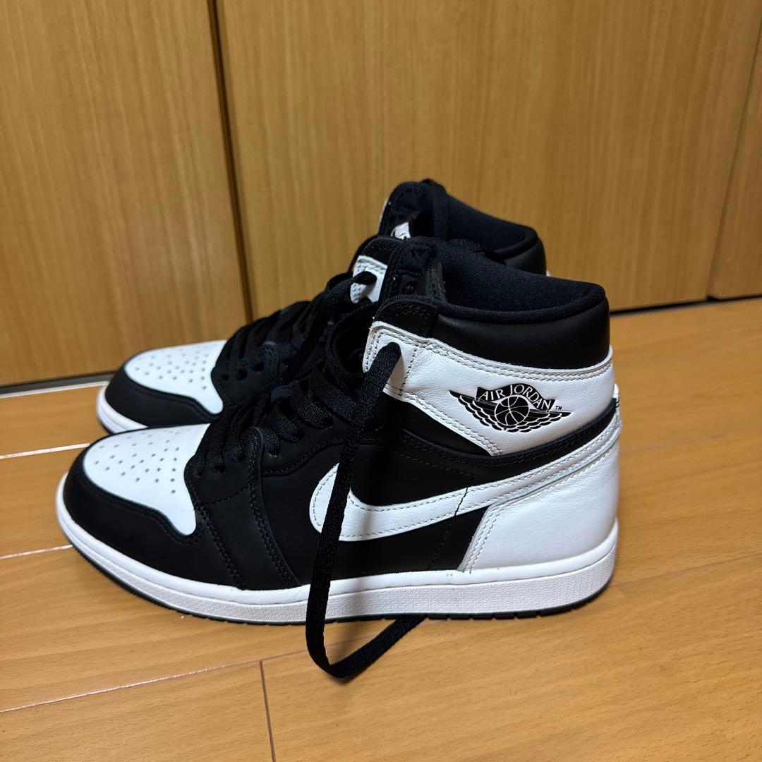 Air Jordan ブラック/ホワイト ハイカットスニーカー