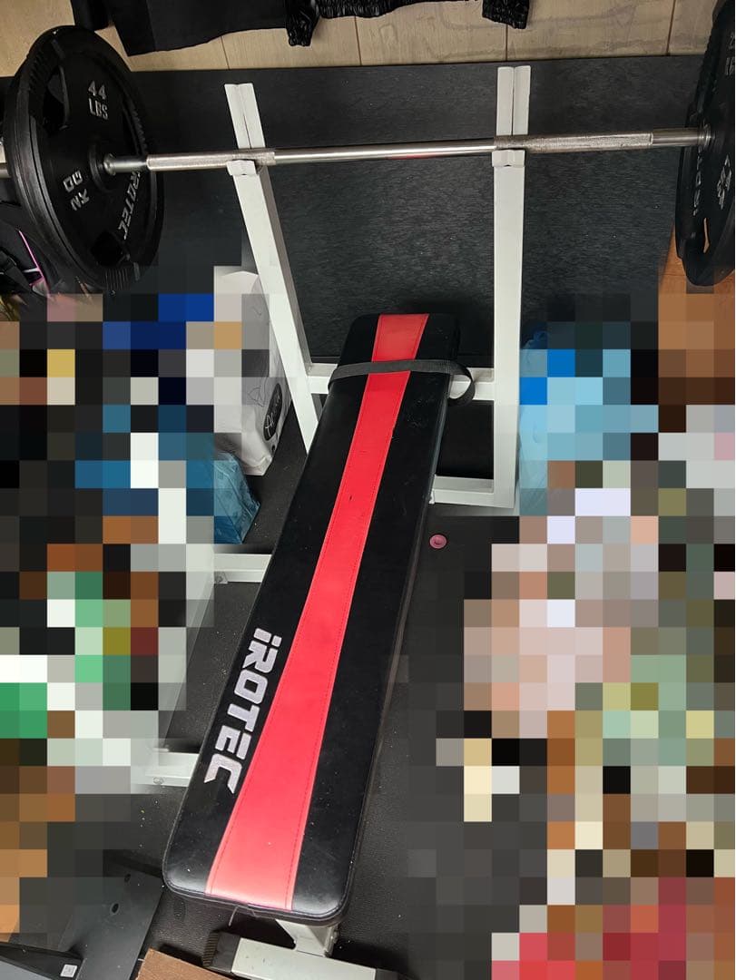iROTECベンチプレス プレートラック 福島県いわき市引取り限定