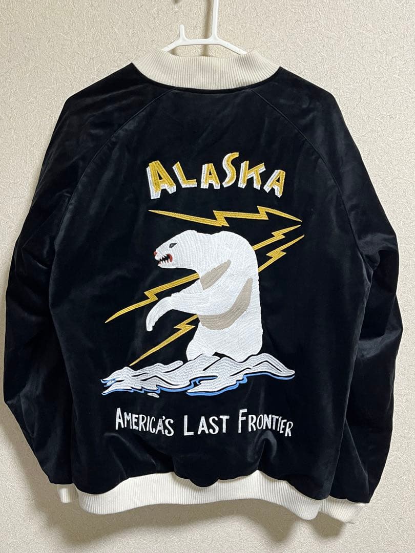 HOUSTON ALASKA スカジャン X-LARGE