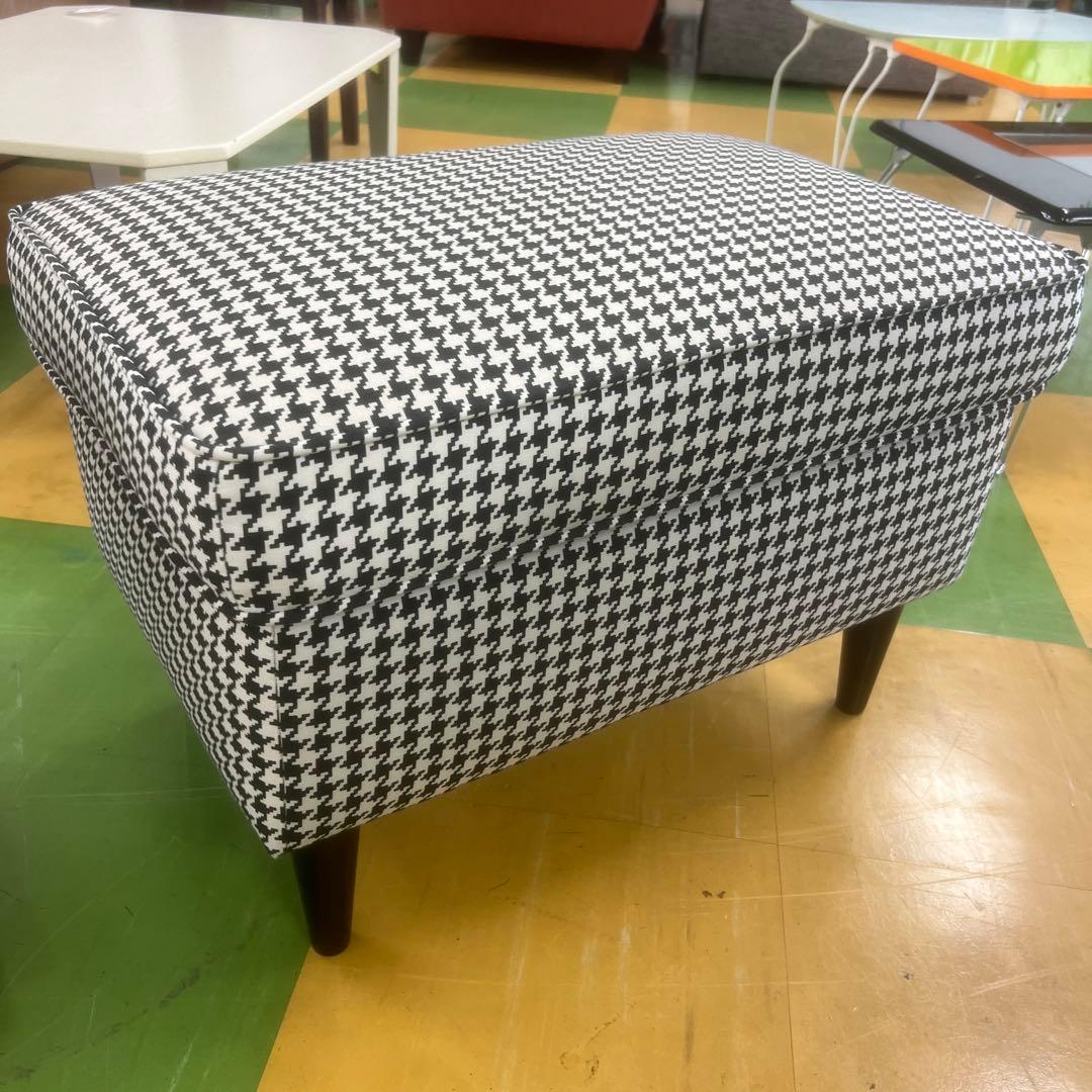 【IKEA】STRANDMON ストランドモン　オットマン　千鳥柄 イケア ストランドモン千鳥柄 一人掛けソファ オットマンセット - メルカリ