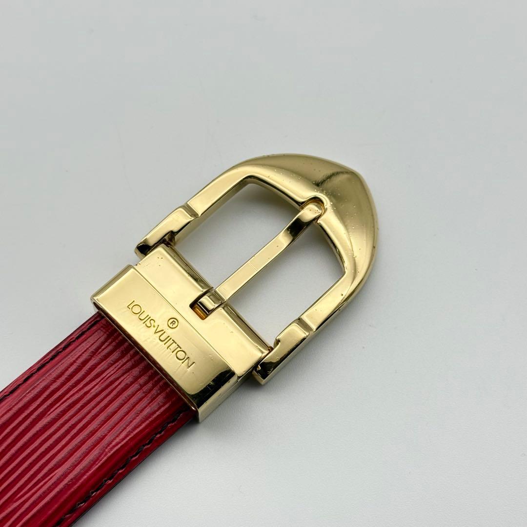 ✨良品✨ルイヴィトン ベルト タイガ サンチュール 本革 ゴールド金具