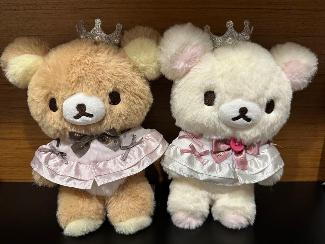 メゾンドフルール×リラックマ　ぬいぐるみ　リラックマ&コリラックマ　2点セット コリラックマストア」有楽町マルイにOPEN！メゾンドフルールとのコラボ