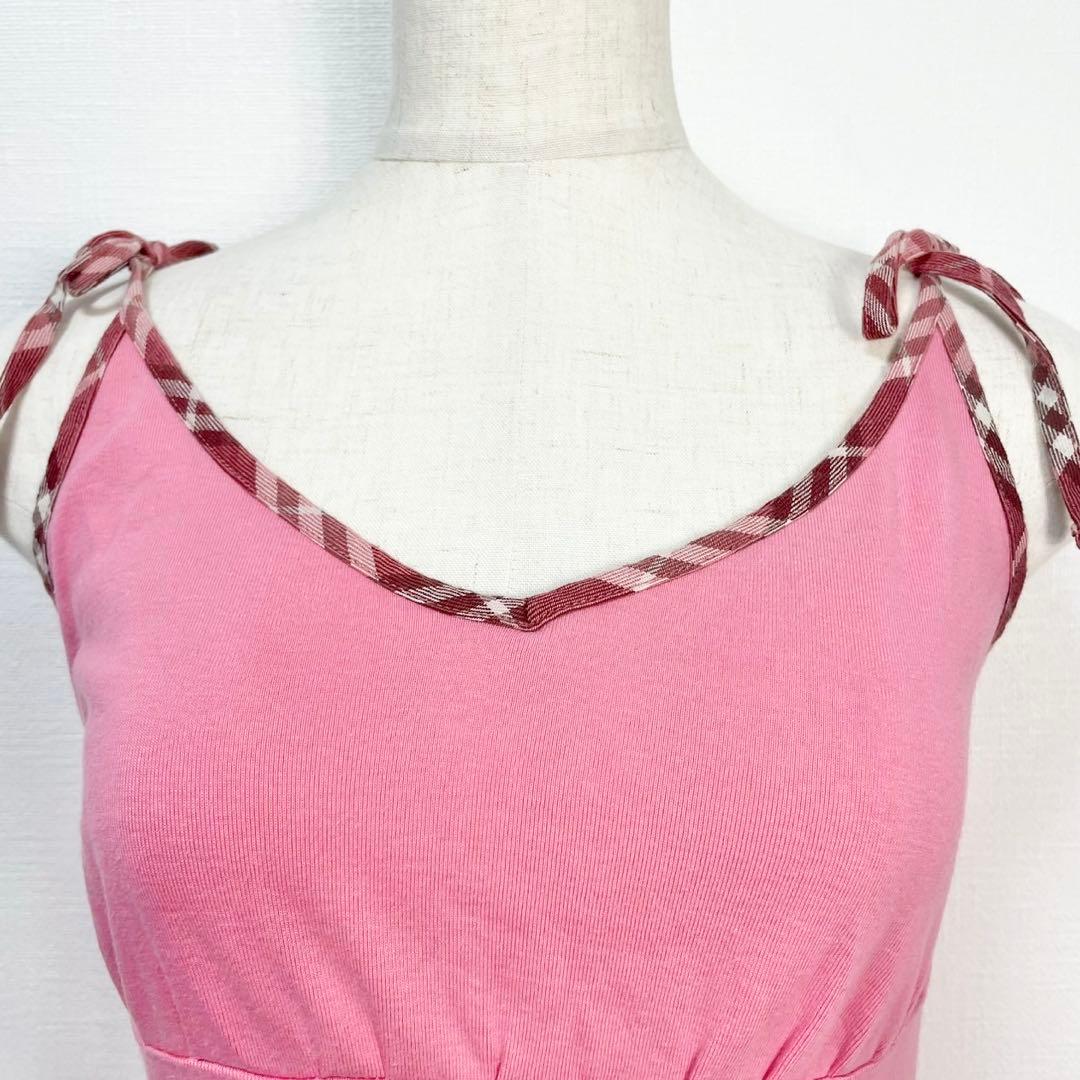 y2k❤️ BURBERRY BLUE LABEL パイピング キャミソール