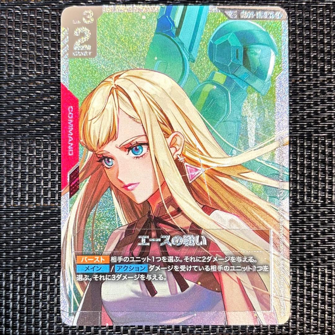 ガンダムカードゲーム　エースの戦い　R+ SP パラレル