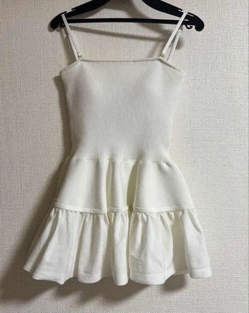 ティアードペプラムベアトップス　snidel スナイデル