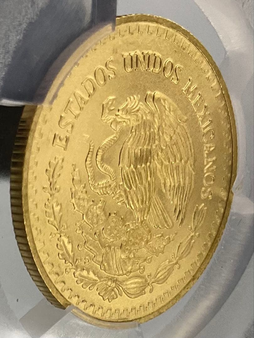最高鑑定 2024 メキシコ リベルタード 1/4oz 金貨 PCGS MS70