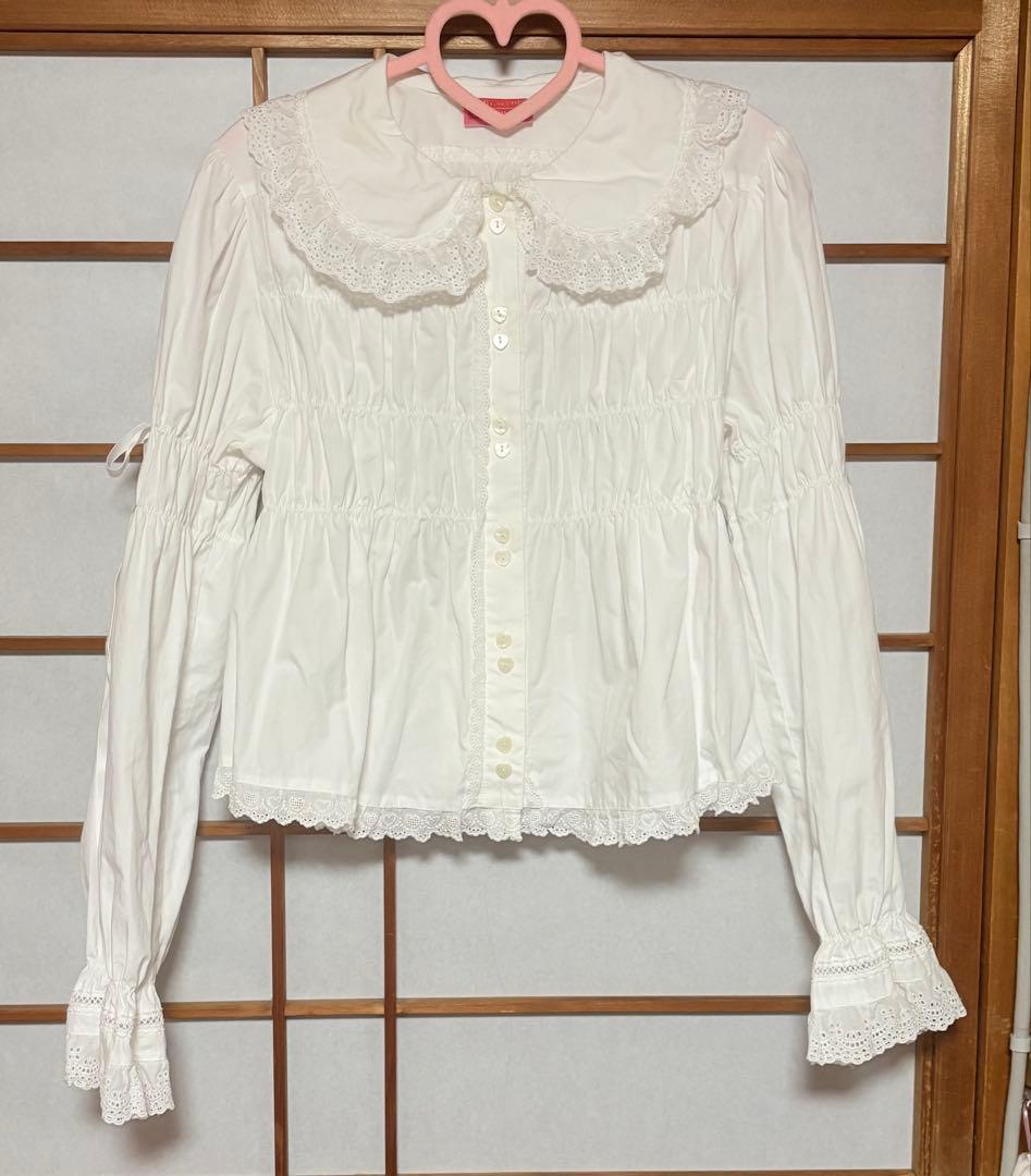 ベイビーザスターズシャインブライト ブラウス 白