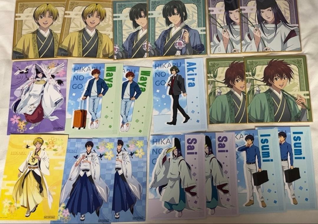 ヒカルの碁 進藤ヒカル 塔矢アキラ 七夕 くじ 花鳥風月 缶バッジ