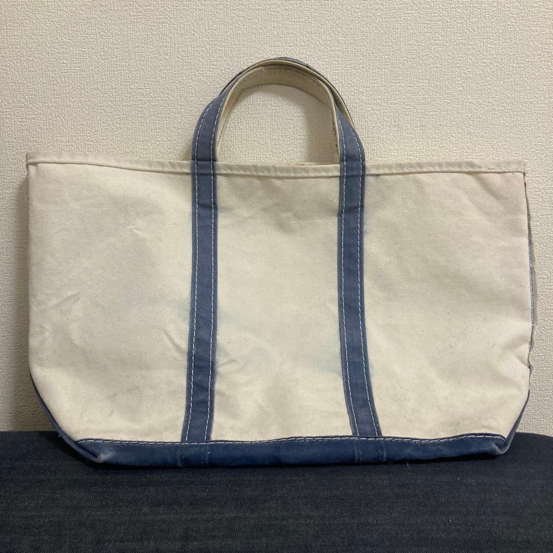 シ*ウ様 80s LLBean ボートアンドトート Lサイズ ギザタグ 紺 セル エル・エル・ビーンの永久定番名品「ボート・アンド・トート」の80