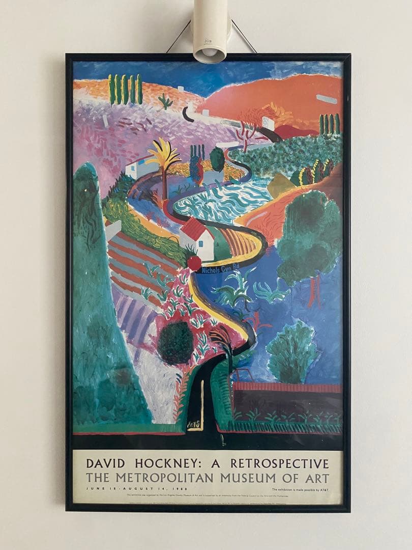 レア　David Hockney ポスター