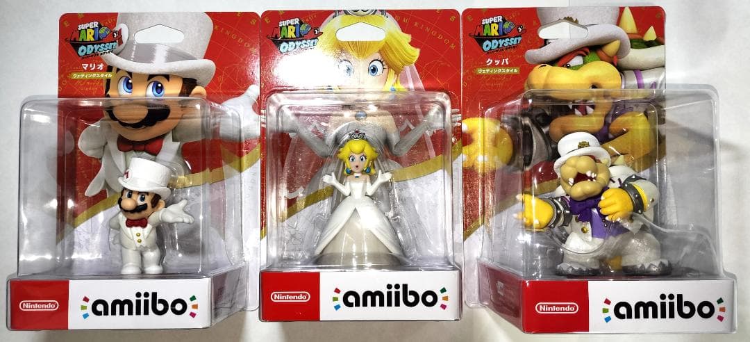 amiibo トリプルウェディングセットと同構成 マリオ/ピーチ/クッパ