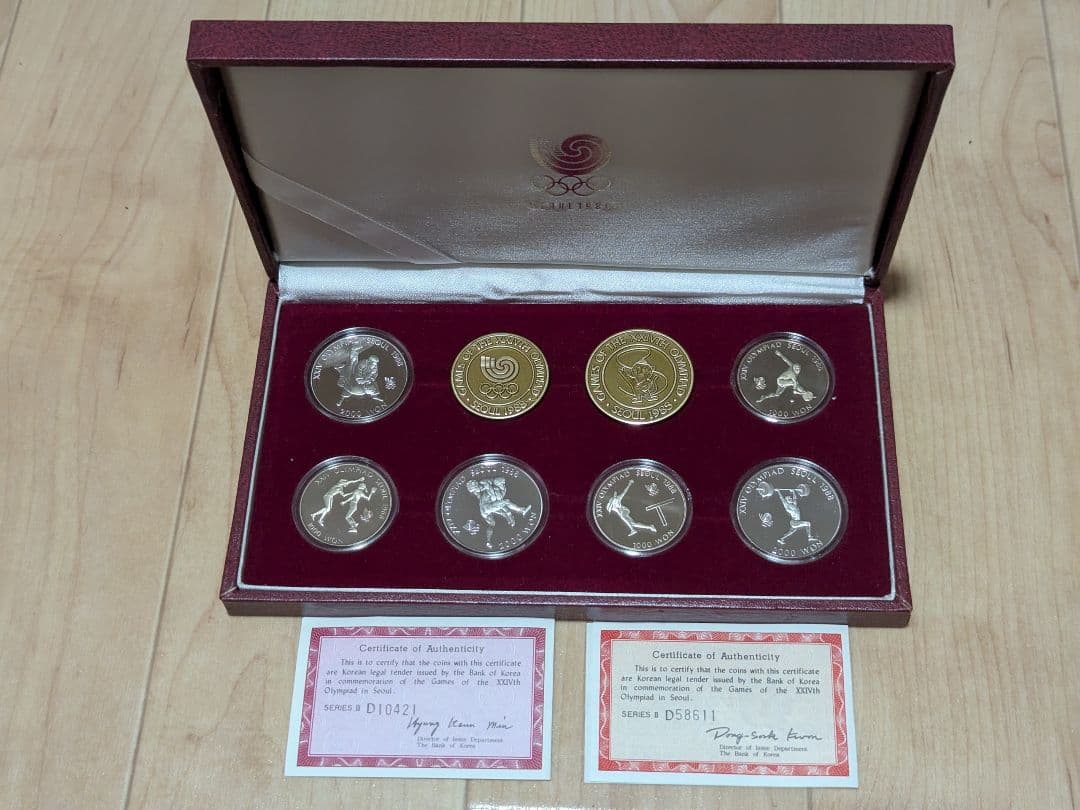 1988 ソウル オリンピック 記念硬貨 6枚セット 記念コイン - メルカリ