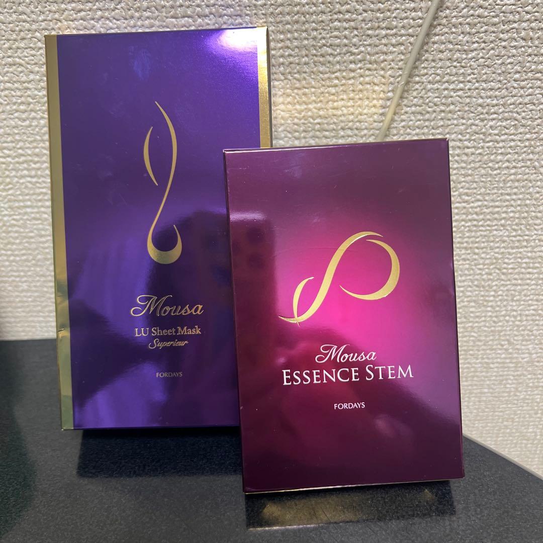 Mousa LU Sheet Mask & Essence Stem 2箱