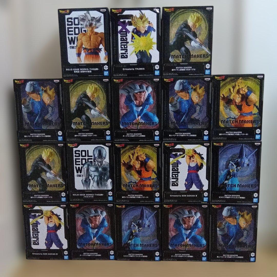 ドラゴンボール　フィギュアまとめ売り　18点 　悟空　ベジータ　悟飯　トランクス