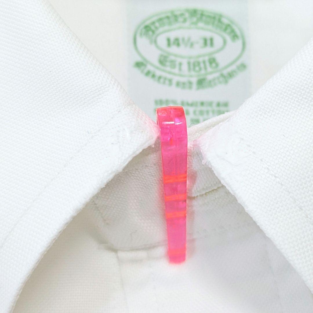 ビンスキー様ご購入 USA製 ブルックスブラザーズ 白 14 1/2-31 - メルカリ