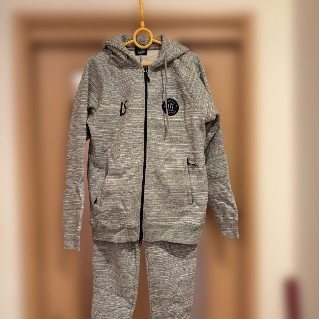 Luz Top Team Tiki Taka パーカー グレー　上下セット