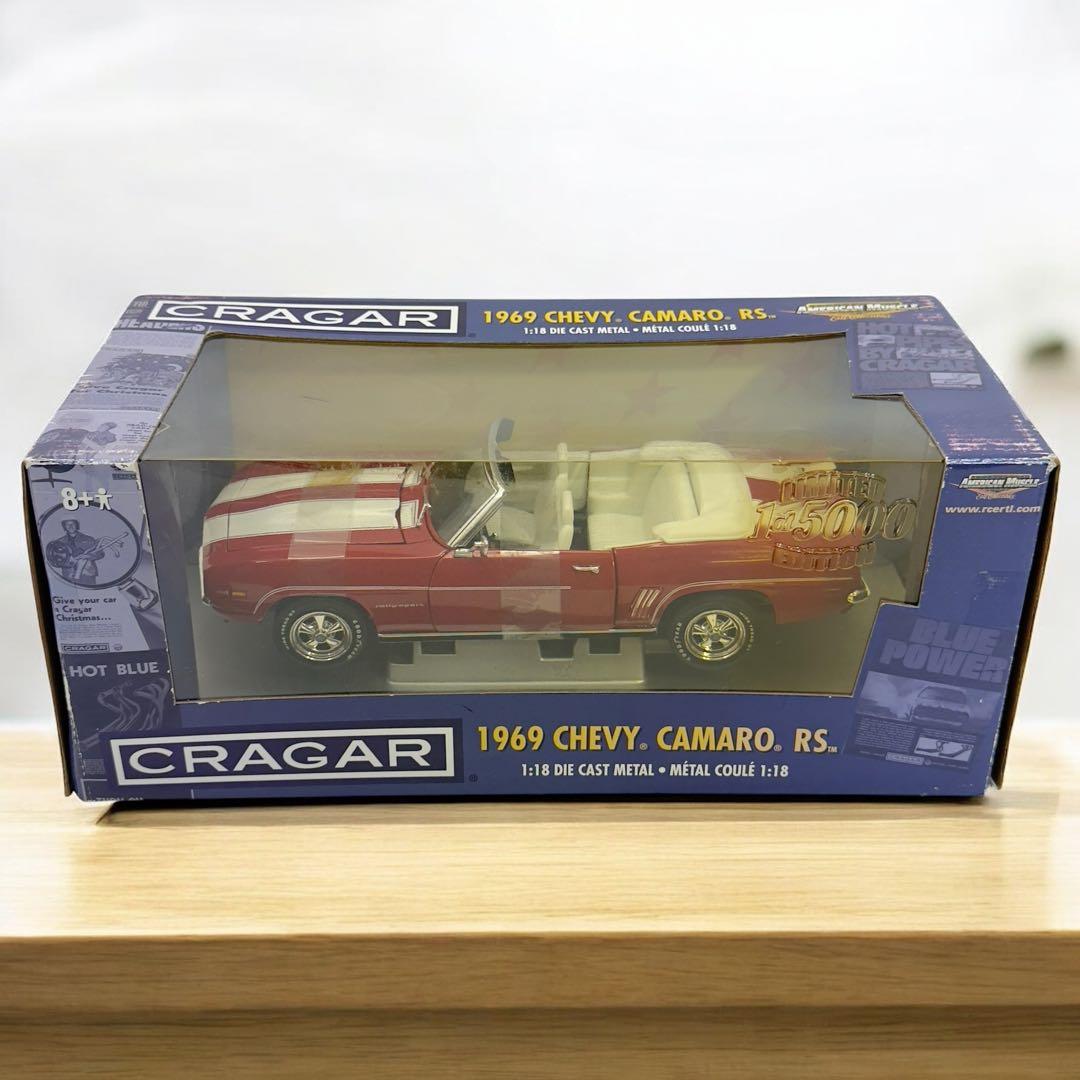American Muscle 1/18 1969 シボレー カマロ RS American Muscle 1969 Chevrolet Camaro SS396 1:18 Diecast Model Car