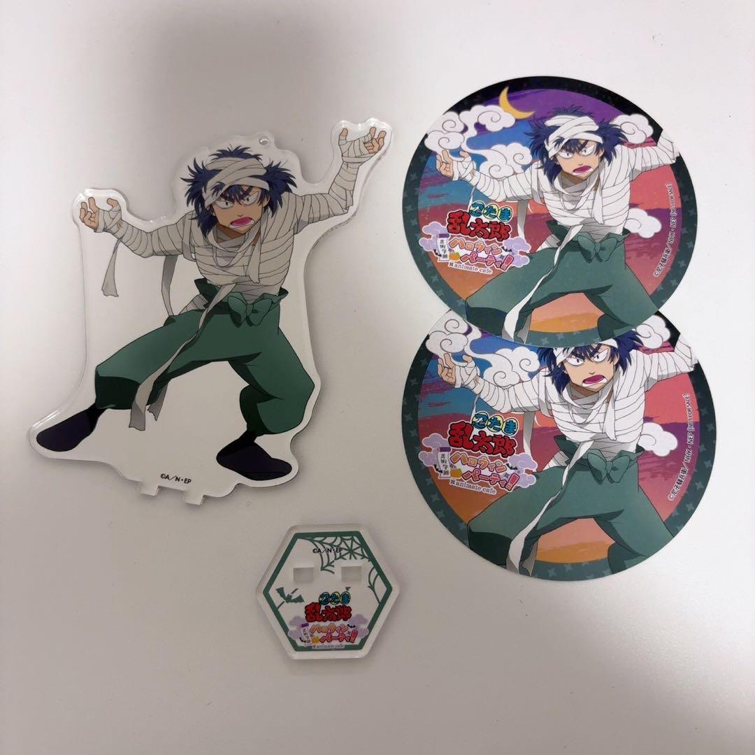 忍たま乱太郎 アニカフェ 食満留三郎 アクスタ コースター 3点セット