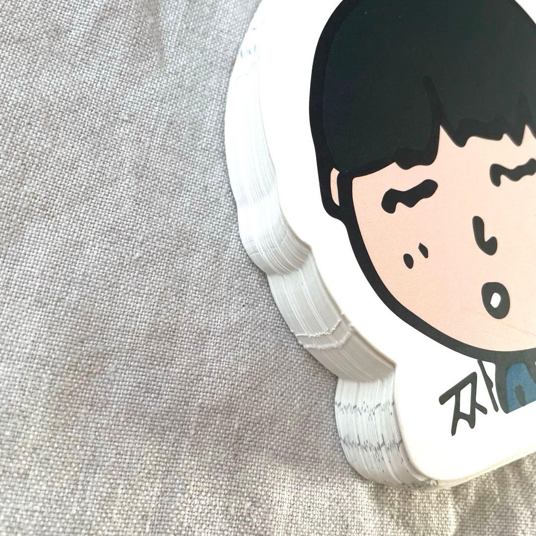 BTS JIMIN ジミン 手描き 似顔絵 メモ帳 ノート センイル - メルカリ