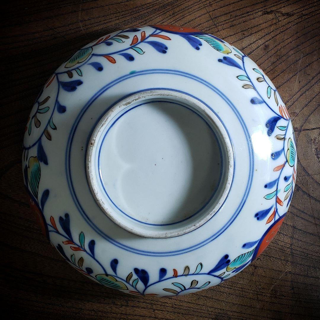 鉢 丼 古伊万里 色絵 牡丹 菊 幽霊 江戸後期 明治 珍品 - メルカリ