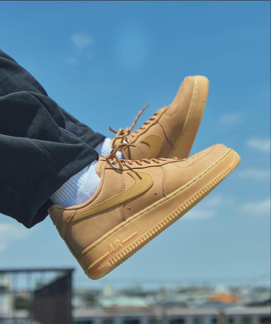 ナイキ エアフォース1 '07 WB メンズシューズ ウィート 26.5cm