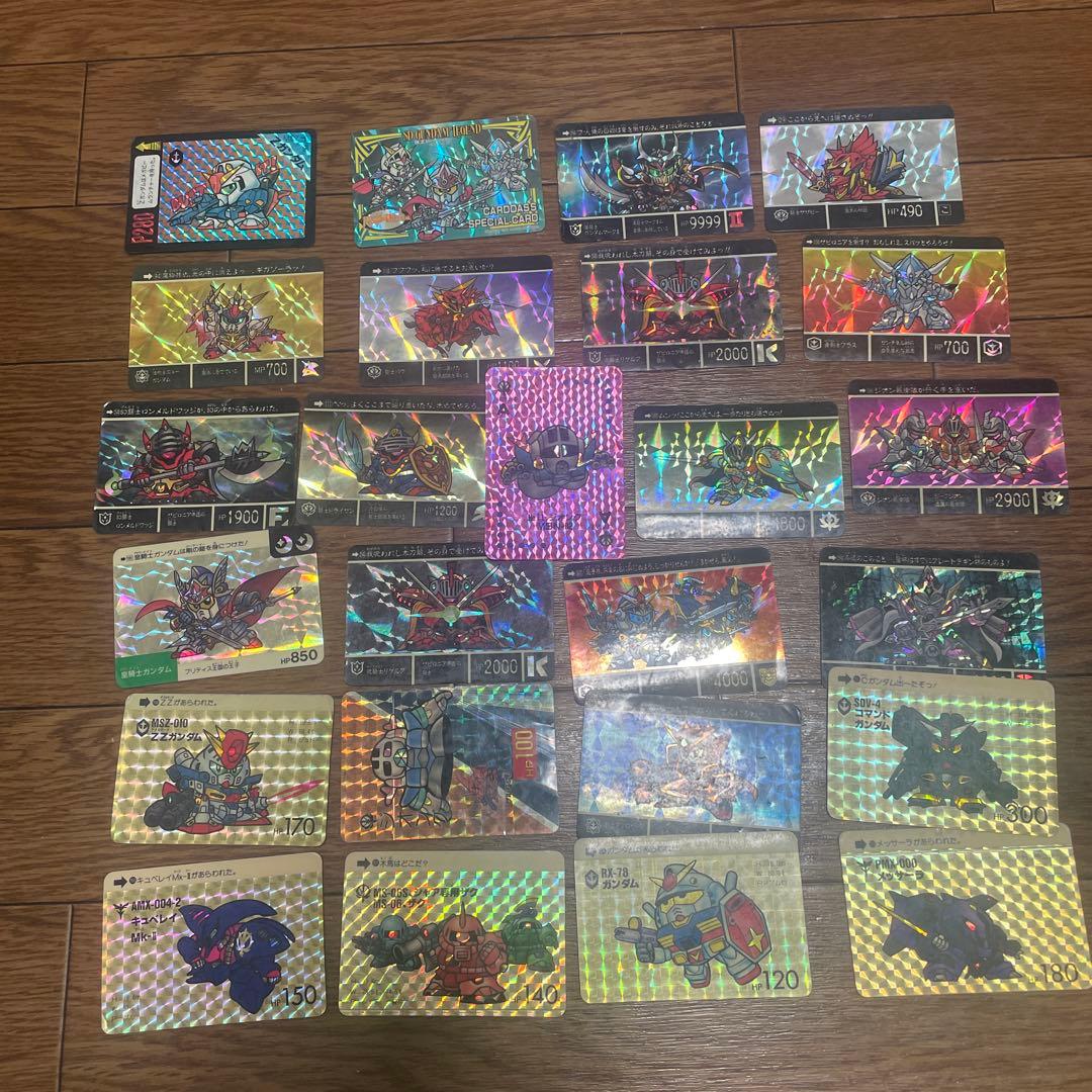 80s90s激レア　昭和レトロ　ガンダム　カードダス　SD BANDAIバンダイ SD Gundam（BANDAI） - SDガンダム外伝 ミニカードダス56枚 90年代