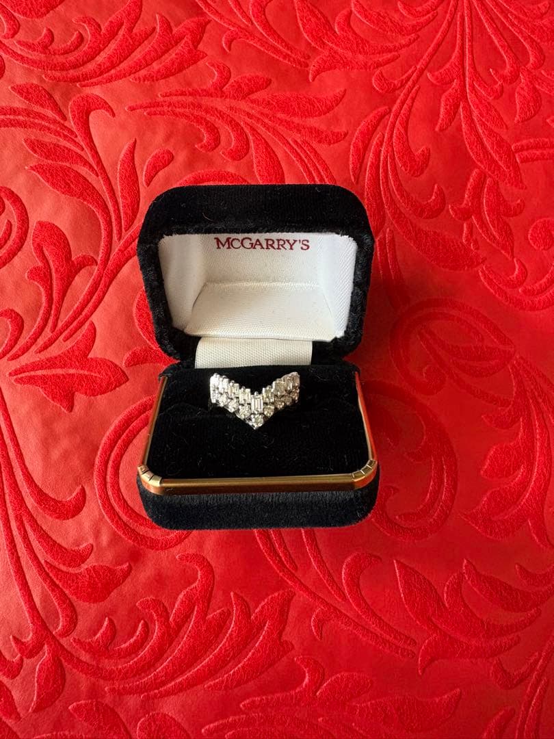 クリスタルリングセット（ハート型・フラワーデザイン）【鑑定書付】 リングピロー クリスタル ガラス DR-1 完成品 結婚式 名入れ 記念品