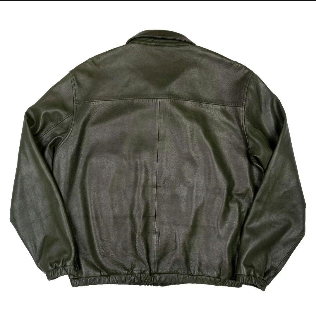 ラルフローレン レザージャケットスイングトップタイプ オリーブ