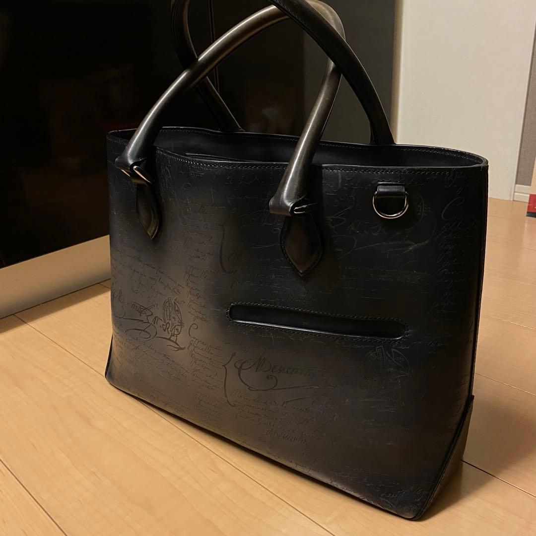 美品!定価55万　新ロゴ自立◎berlutiベルルッティトゥジュールトートバッグ Berluti（ベルルッティ） スペシャルオーダー トゥジュール XS