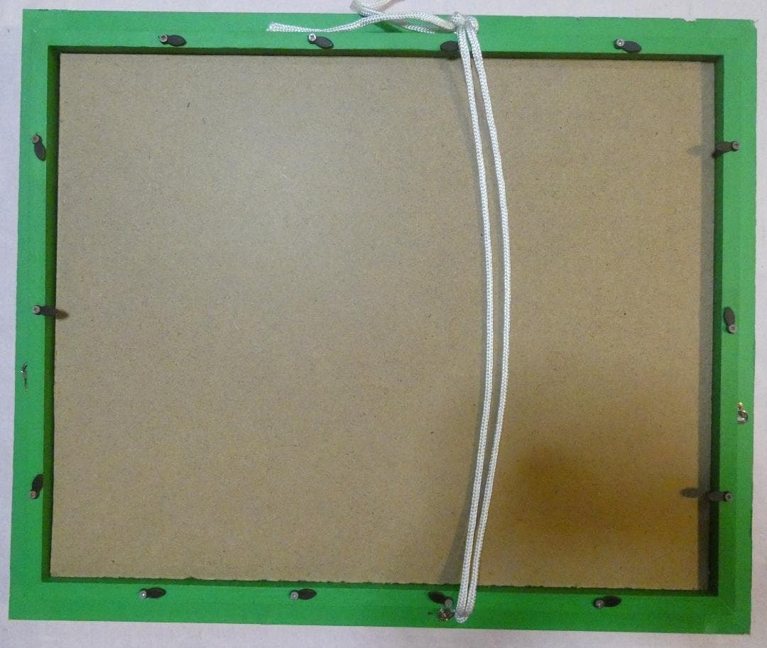 絵画 油彩ジミー大西「ピンチ」サイン F6サイズ 額装済み 肉筆手描き