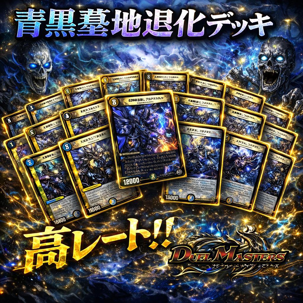 【高レート】最終価格！ 青黒墓地退化 デッキ