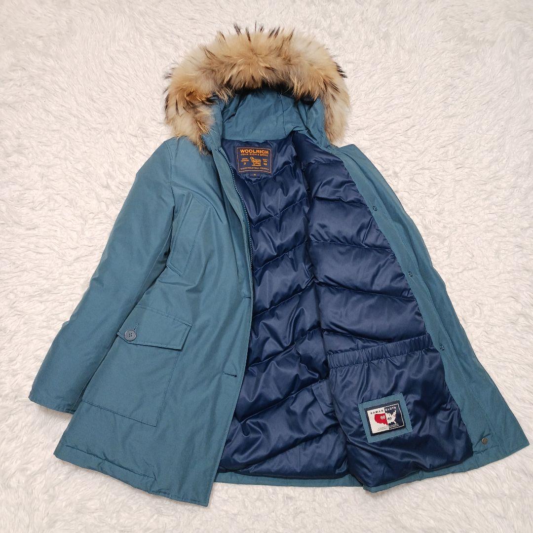 ✨美品✨ウールリッチ　アークティックパーカー　くすみブルー　M