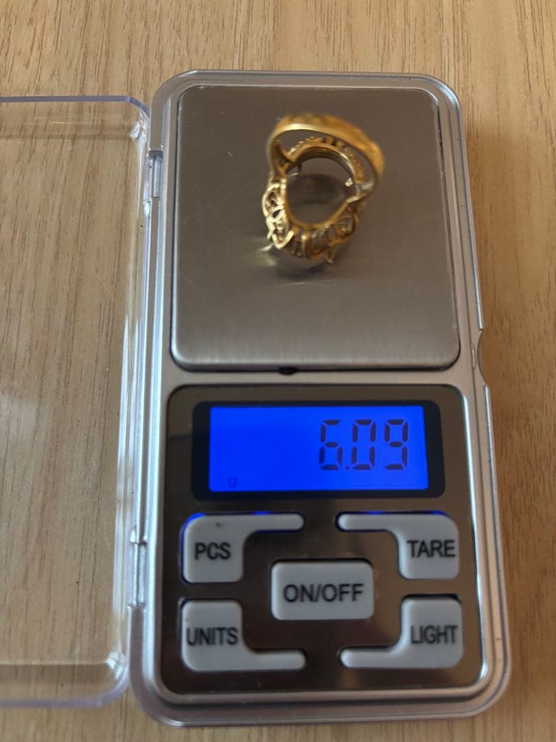 k18 18金 リング 指輪 台座 6g