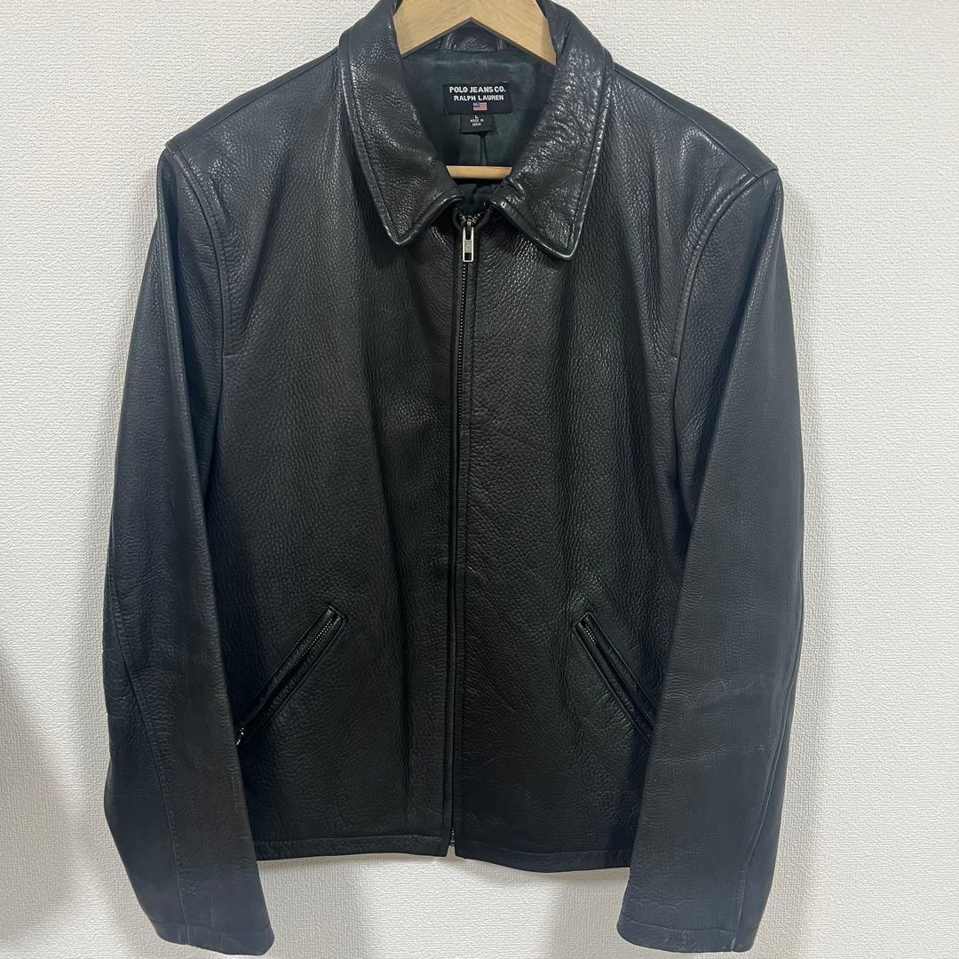 Polo by Ralph Lauren ブラックレザー ジャケット