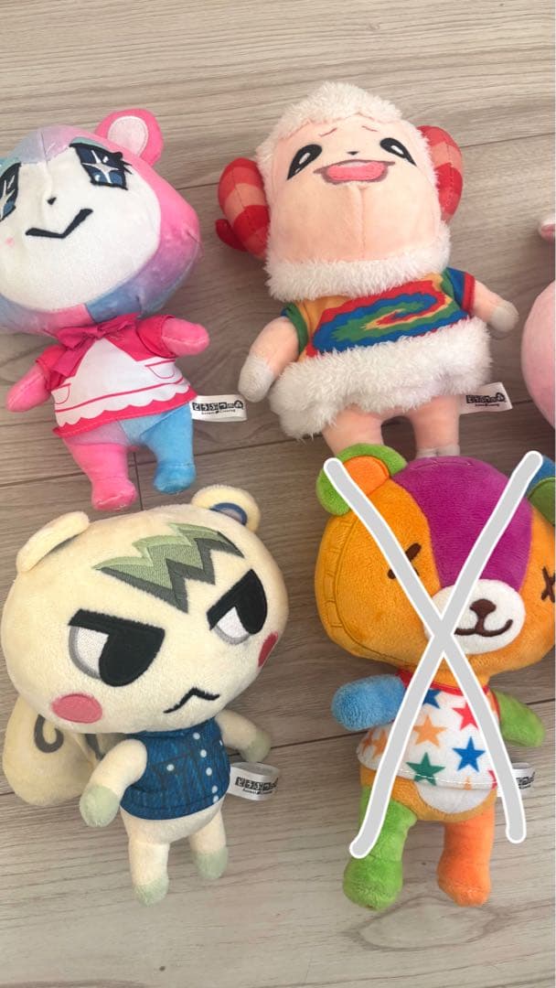 あつ森 ぬいぐるみ5点セット みすず パッチ ジュン ちゃちゃまる