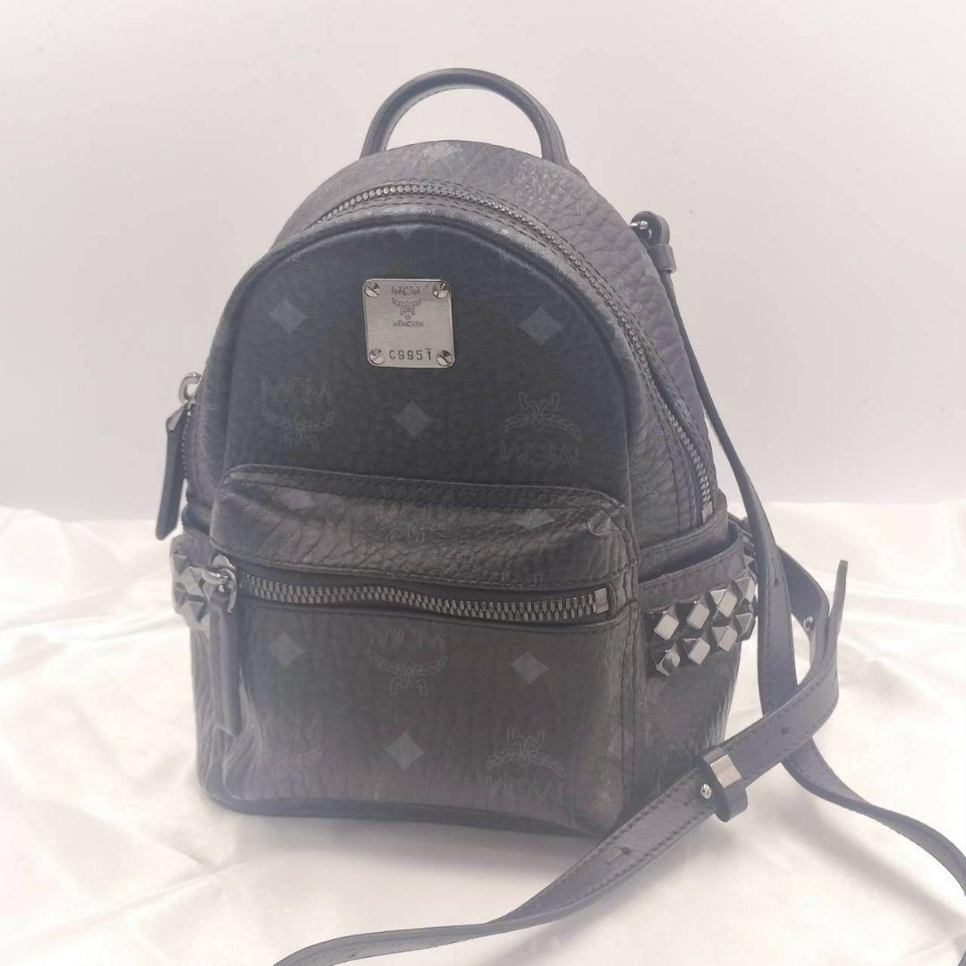 202 MCM リュック ヴィセトス バックパック モノグラム 黒