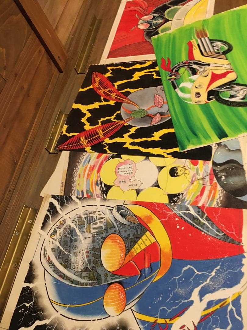 【確認用・確認用】原画★仮面ライダー・キカイダー・ロボット刑事・ゴレンジャー