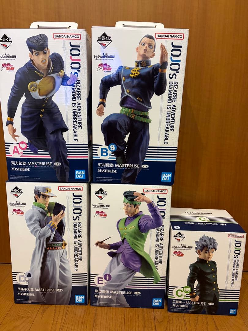 一番くじ ジョジョ 4部 仗助 億泰 康一 露伴 承太郎 杜王町 ポスター