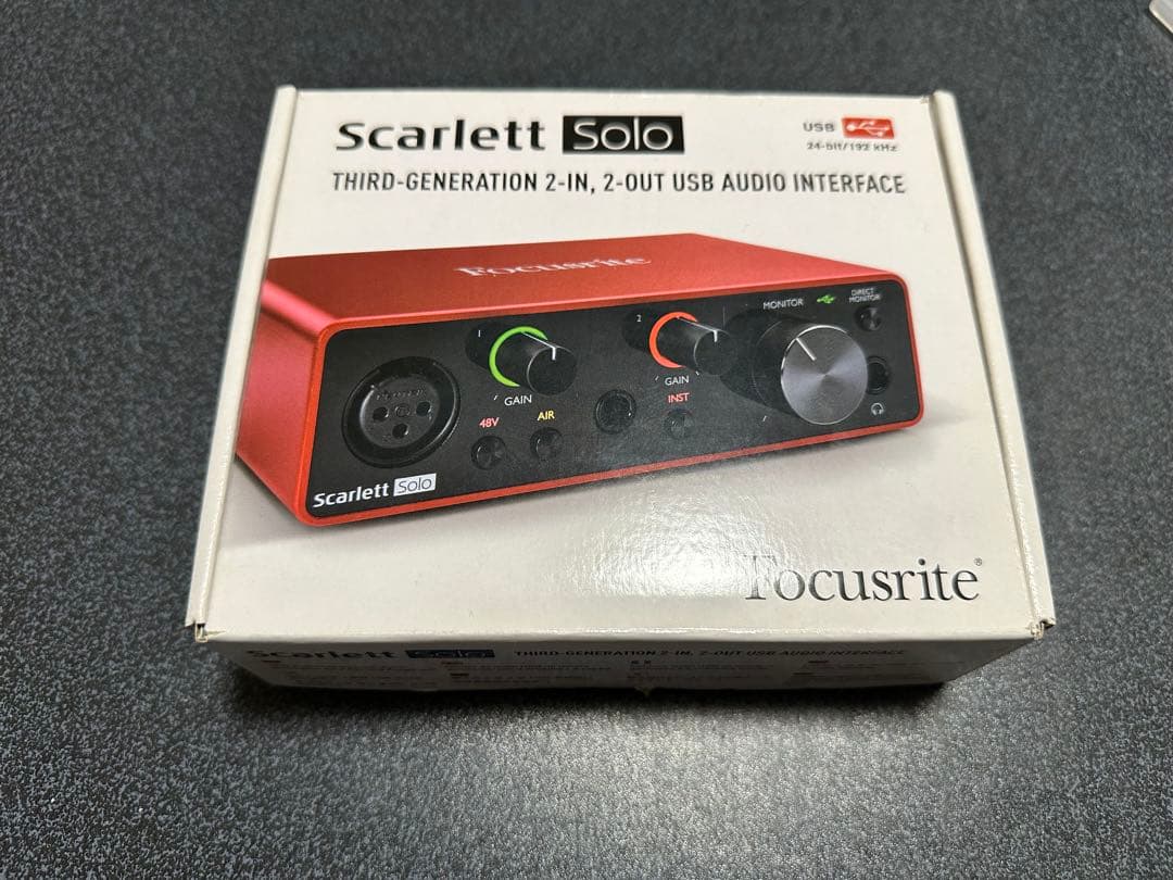 DTM・DAW FOCUSRITE Scarlett Solo (gen. 3) Amazon.co.jp: Focusrite フォーカスライト オーディオ