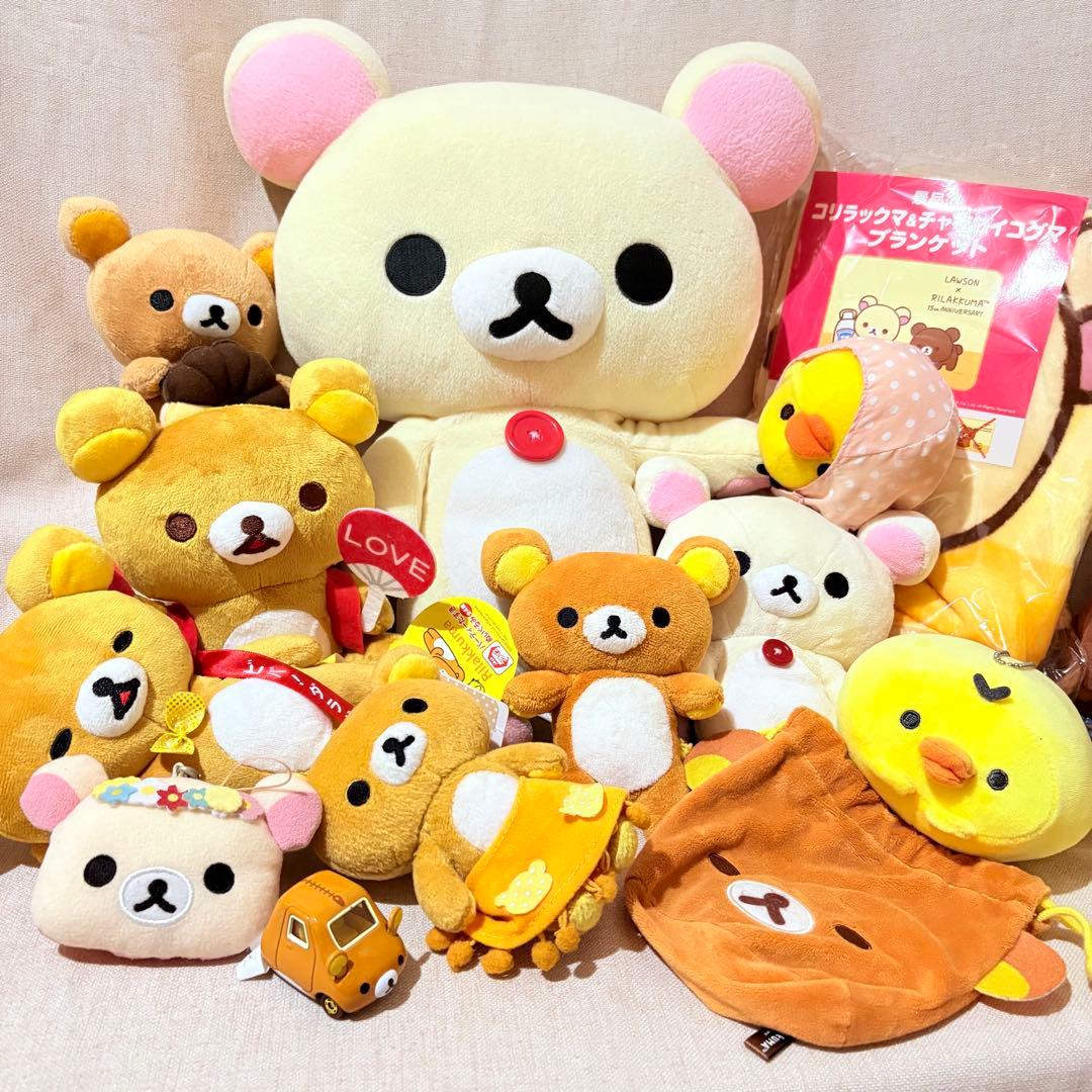 リラックマ　コリラックマ　ぬいぐるみ　キーホルダー　ストラップ　まとめ売り