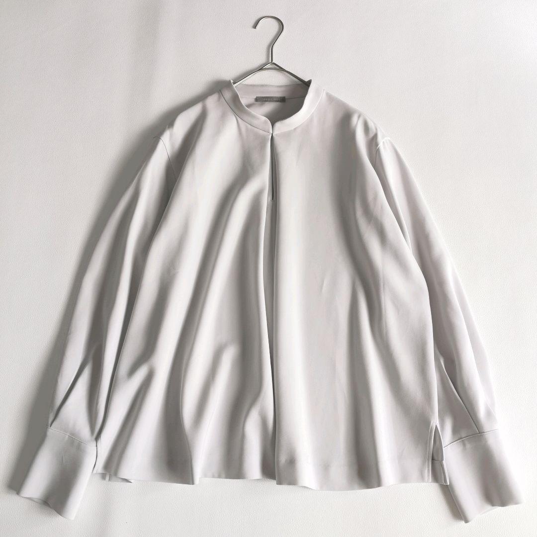 25SS【美品✨】セオリーリュクス Luve Walli ブラウス グレー 38