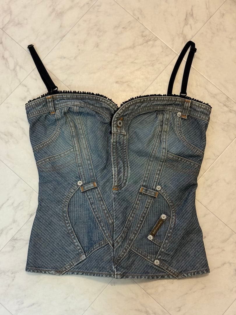 ドルチェ&ガッバーナ　デニムキャミソール