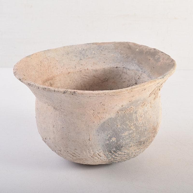弥生式土器　広口土器　丸底壺　C　8308 弥生時代 壺形土器 a（300BCE–250CE） | 入蘆花（ロカニイル）