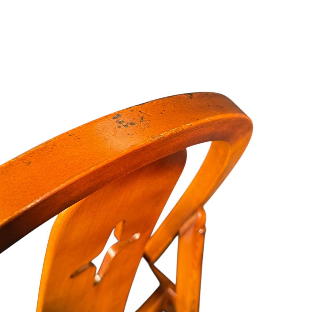 HR614 【希少デザイン】 karimoku チャーチ 十字 チェア - メルカリ