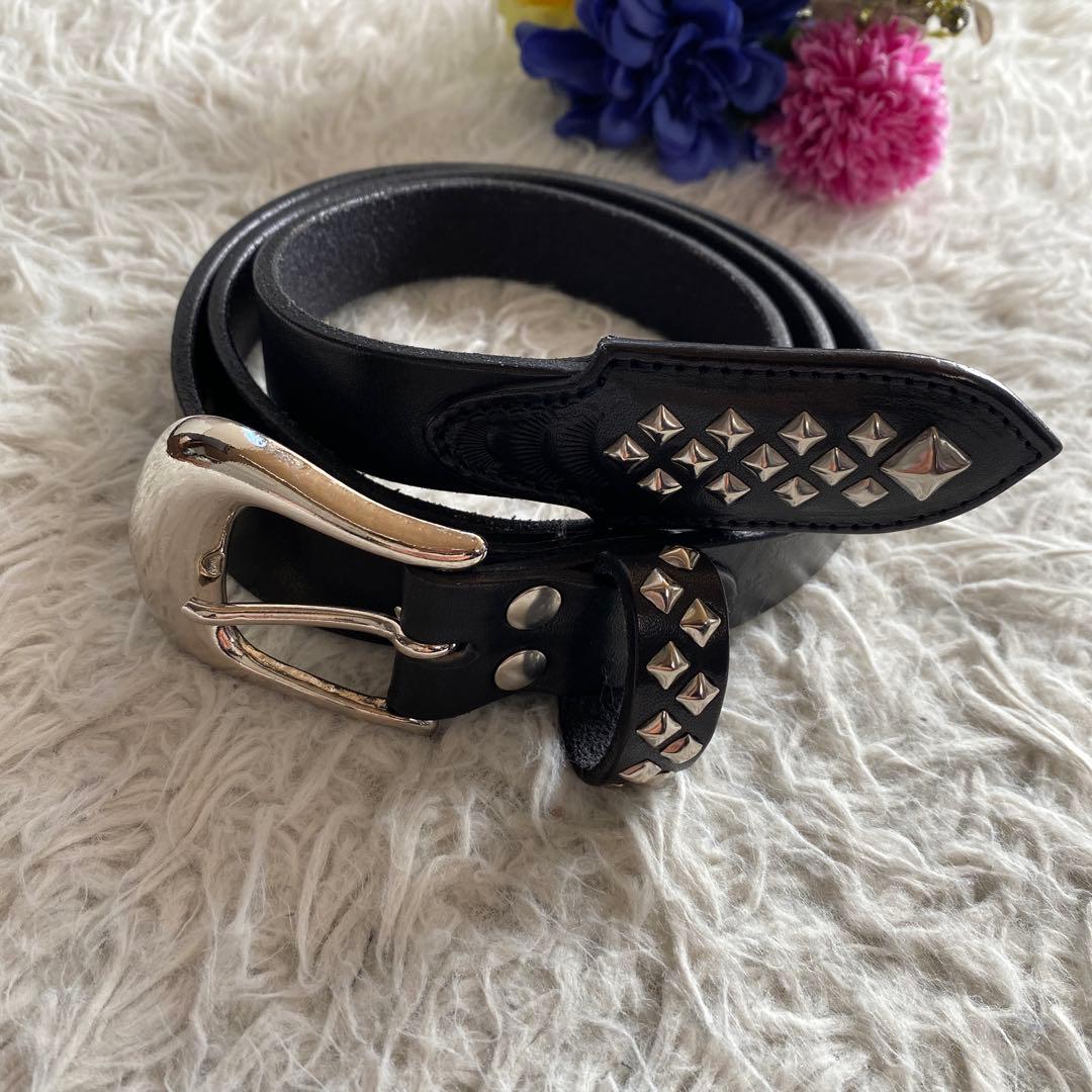 jeptakuncaleeレザースタッズベルト