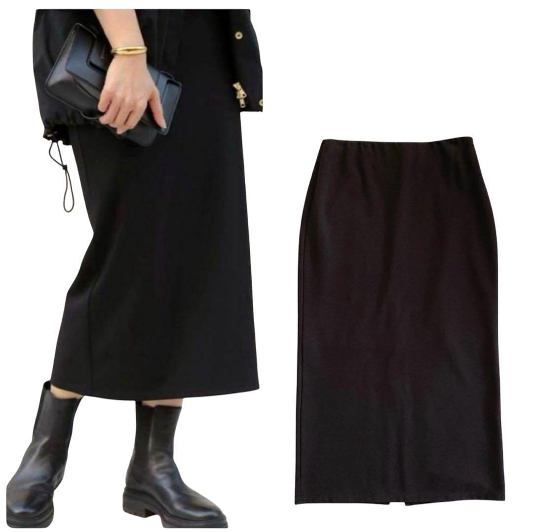 ドゥーズィエムクラス Jersey Long Tightスカート 38 ブラック