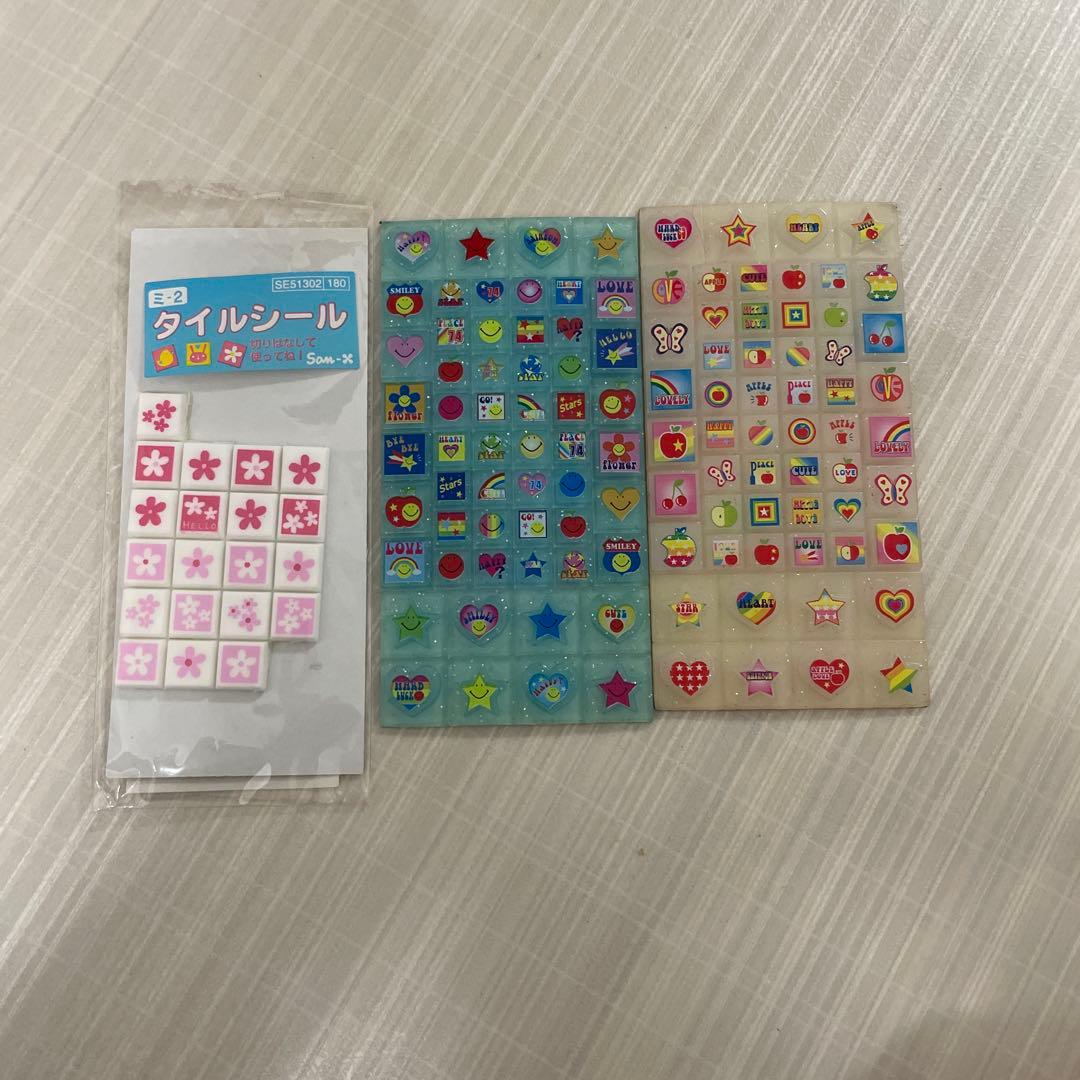 レア！ 平成レトロ タイルシール サンエックスなど 平成当時 - メルカリ