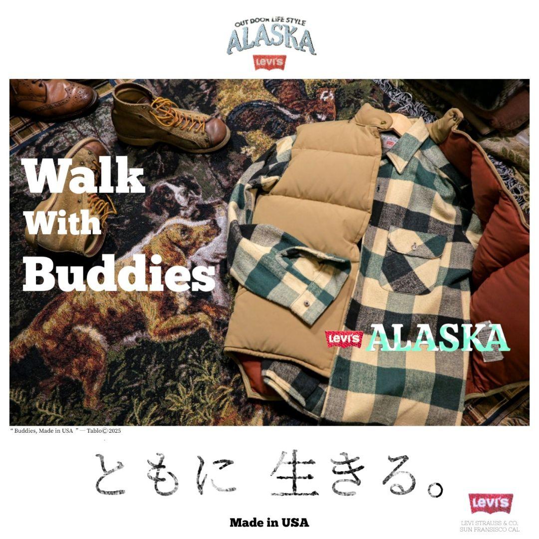トップス Levi's ALASKA USA Made Turquoise Black !